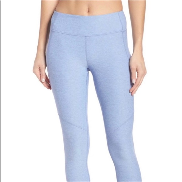 Outdoor Voices Blue Warmup 3/4 Leggings Womens Size M EUC - Picture 2 of 13
